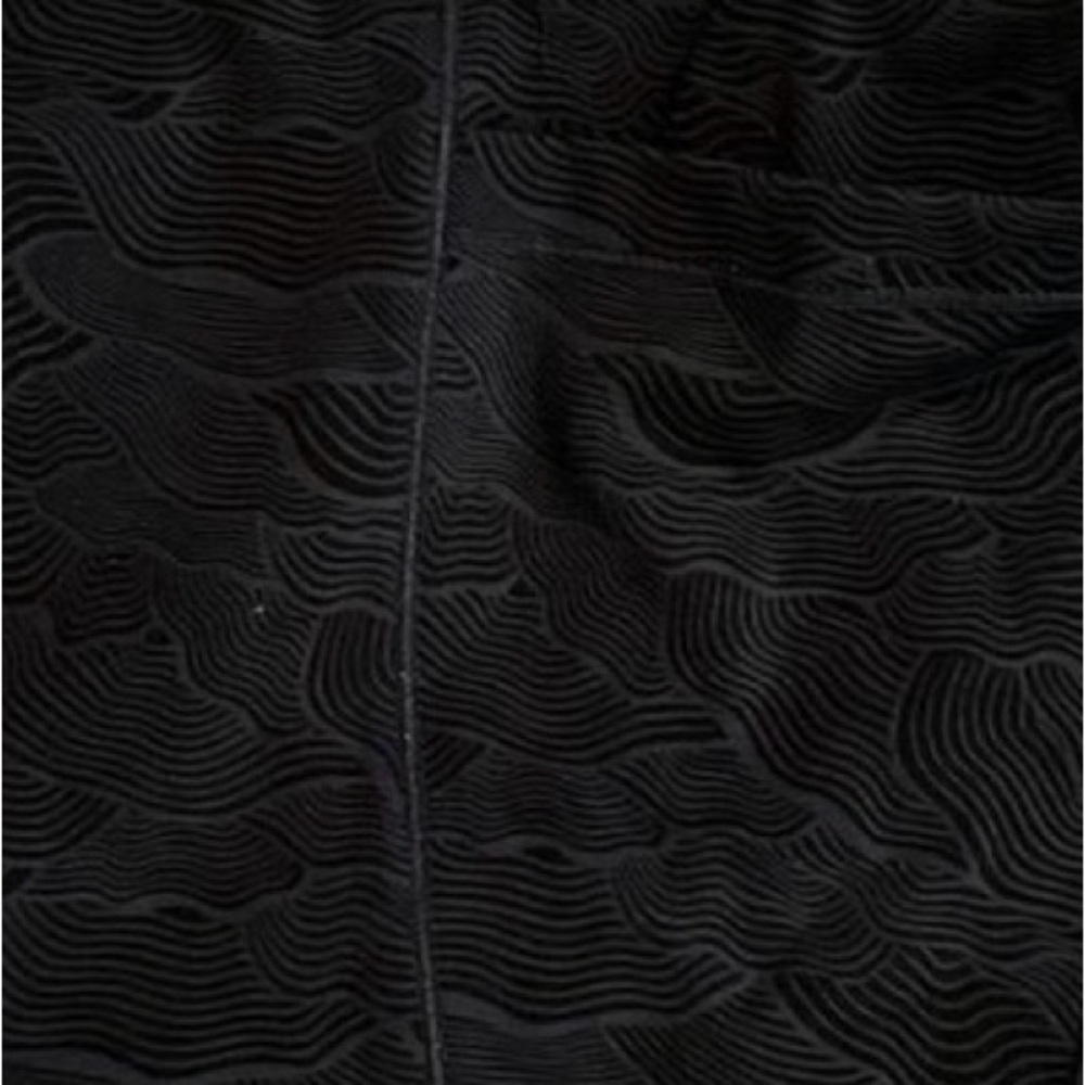 ZYIA Dark Blue Textured Leggings - Picture 2 of 7